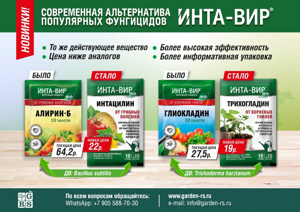 Современная альтернатива популярных фунгицидов