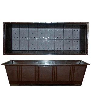 Поддон для рассады МИРТЕН с дренажной решеткой пластик 44х20х15см