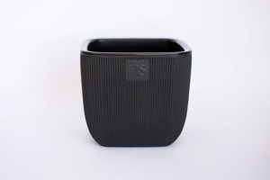 Горшок Фабио ВипСет с дренажной системой 4,7л черный арт.AMF-4,7-11