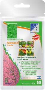 Удобрение сухое Нутривант Плюс Юникорп водорастворимое минеральное 100гр