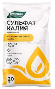 Удобрение сухое БХЗ Сульфат калия 1кг