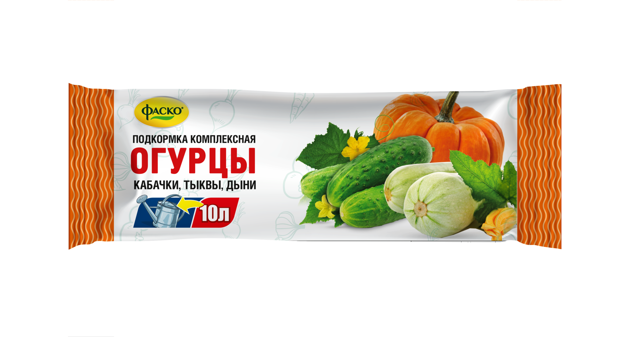 Удобрение сухое Фаско минеральное Огурцы водорастворимое 10гр