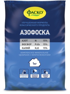 Удобрение сухое Фаско Азофоска минеральное 1кг