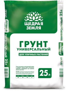 Грунт универсальный Щедрая земля НЦС 25л
