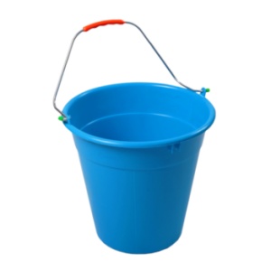 Ведро хозяйственное РАДИАН Евро пластик с железной ручкой 12л