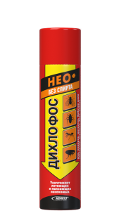 Инсектицид ДИХЛОФОС НЕО+ от бытовых насекомых аэрозоль 140мл