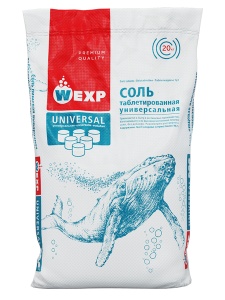 Таблетированная соль для фильтров ВЕКСП 20кг мешок