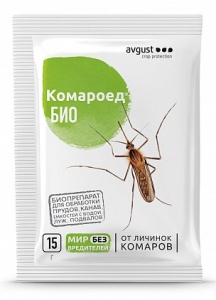 Инсектицид Август Комароед БИО от комаров 15гр