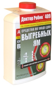 Очиститель Доктор Робик 409 выгребных ям 798мл
