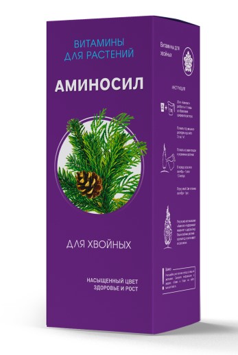 Удобрение жидкое АМИНОСИЛ для хвойных органоминеральное 0,5л