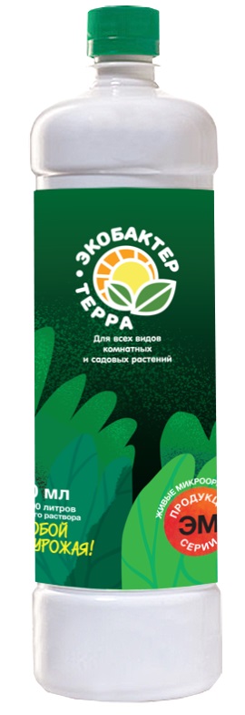 Удобрение жидкое Экобактер Терра универсальное микробиологическое 1л