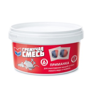 Родентицид Гремучая смесь от крыс и мышей  тесто брикет  500г