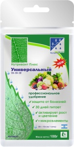 Удобрение сухое Нутривант Плюс Универсальный водорастворимое минеральное 100гр