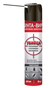 Аэрозоль от всех бытовых насекомых Инта Вир 600мл