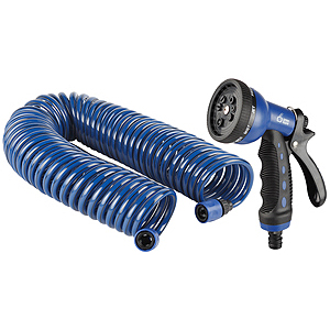 Набор для полива ГРИН ЭПЛ шланг спиральный 3/8"+распылитель+ коннекторы L-15м