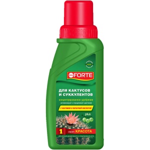 Удобрение жидкое БОНА ФОРТЕ КРАСОТА для кактусов минеральное 285мл