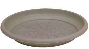 Поддон Сантино ТЕРРА для кашпо 4л пластик d18,5см шаде