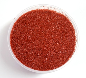 Песок ЭВИС кварцевый 0,5-1мм бордовый 380г