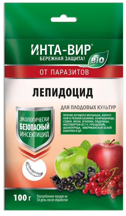 Инсектицид Лепидоцид Инта Вир 100г