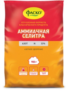 Удобрение сухое Фаско Аммиачная селитра (на основе) минеральное 0,9кг