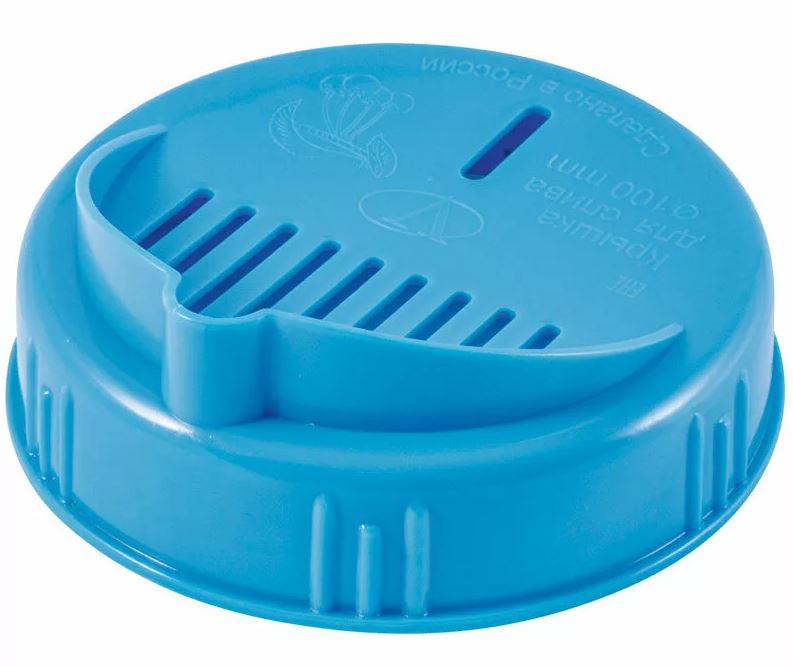 Крышка Твист-офф сливная пластик Ø-82мм