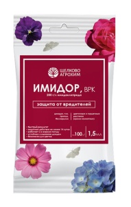 Инсектицид Щелково Агрохим Имидор для цветочных культур от тли 1,5мл