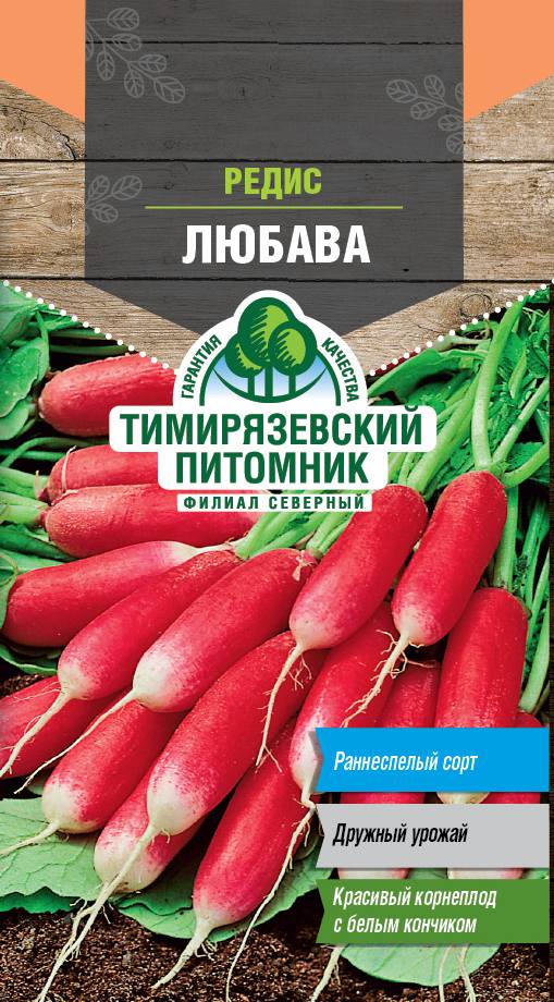 Семена редис Любава Тимпит 3г