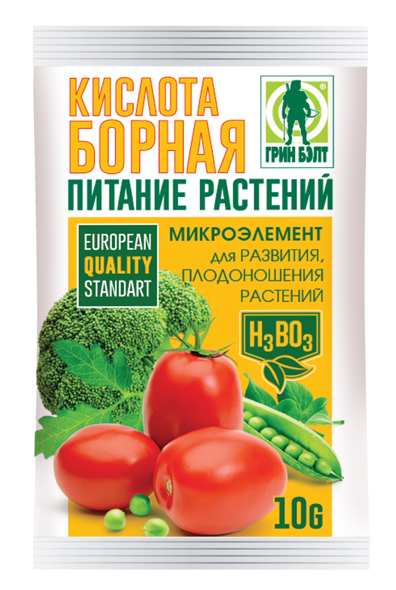 Борная кислота ГРИН БЭЛТ 10г