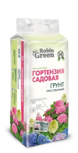Грунт для гортензий садовых Робин Грин прессованный 25 л