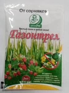 Гербицид ДокторГрин Газонтрел для газонов и земляники 3мл