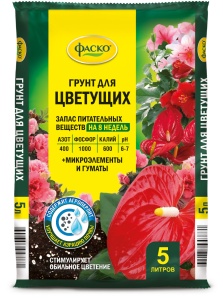 Грунт для цветущих Фаско Цветочное счастье 5л