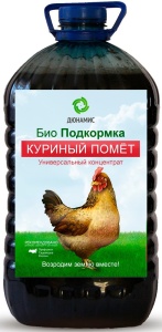Удобрение жидкое Дюнамис Куриный помет универсальное органическое 5л