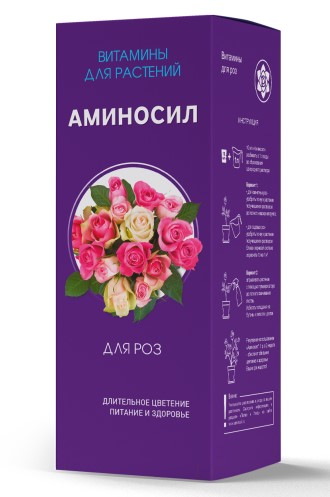 Удобрение жидкое АМИНОСИЛ для роз органоминеральное 0,5л