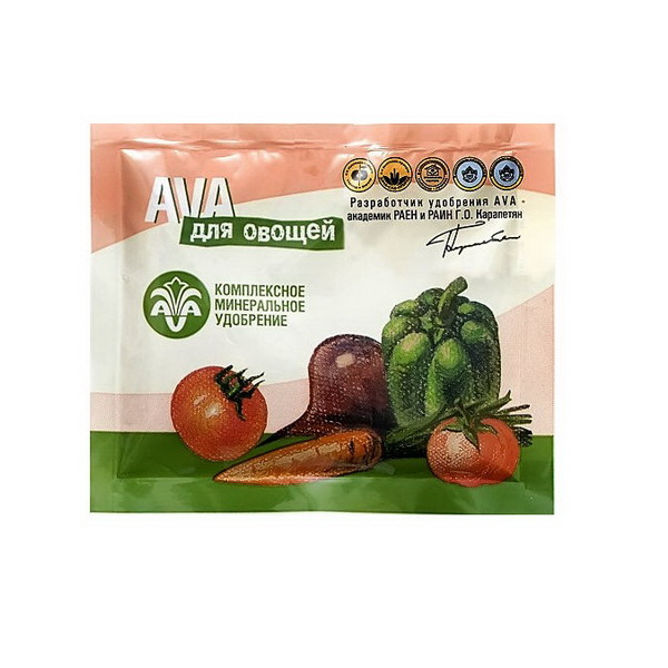 Удобрение сухое АВА для овощей минеральное 30г