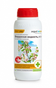 Фунгицид Август Бордоская жидкость для плодовых культур комплексный 500мл