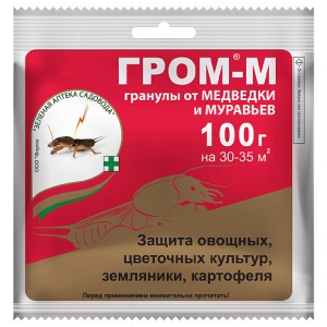 Инсектицид ЗАС Гром-М от медведки гранулы 20г