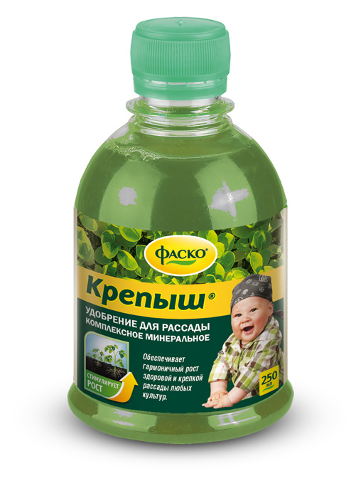 Удобрение жидкое Фаско Крепыш  минеральное для рассады 250 мл