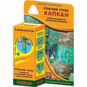 Ловчий пояс ЗАС Капкан  2 клейкие ленты 7 х 75 см