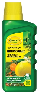 Удобрение жидкое Фаско Цветочное счастье минеральное для Цитрусовых 285 мл
