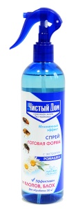 Инсектицид Чистый дом от клопов и блох спрей 400мл