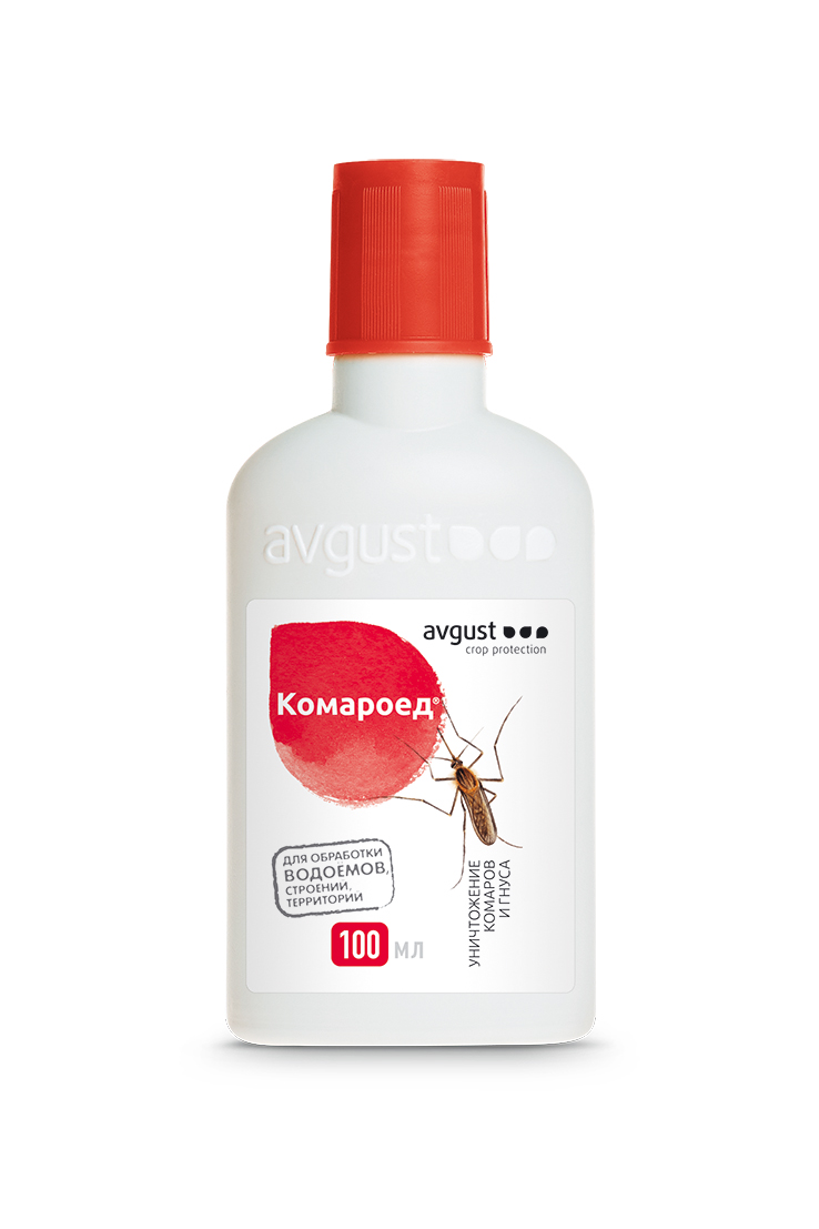 Инсектицид Август Комароед для территории от комаров и гнуса 100мл