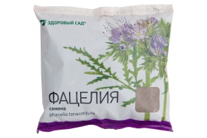 Семена сидерата Зеленый Ковер Фацелия пакет 0,5кг