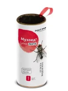 Инсектицид Август Мухоед Супер для помещений от мух лента