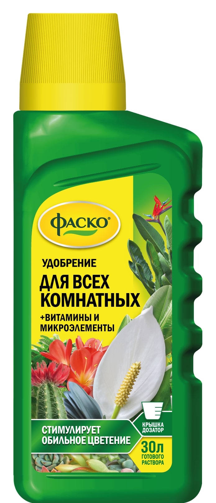 Удобрение жидкое Фаско Цветочное счастье минеральное для всех комнатных 285 мл