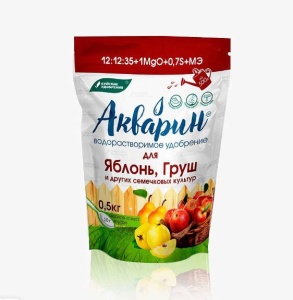 Удобрение Акварин Для яблонь и груш 0,5 кг