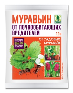 Инсектицид ГРИН БЭЛТ Муравьин от садовых муравьев 10г (шт)