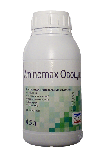 Удобрение жидкое АМИНОМАКС Овощной органоминеральное 0.5л