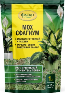 Мох Сфагнум Фаско Цветочное счастье дойпак 1л