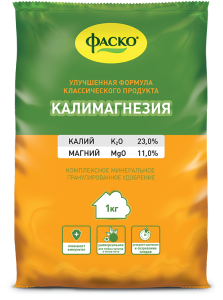 Удобрение сухое Фаско Калимагнезия минеральное гранулированное 1кг