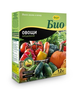 Удобрение сухое Фаско БИО Овощи гранулированное коробка 1,2кг